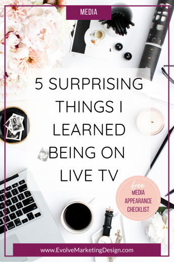 5 Surprising Things I Learned Being on Live TV